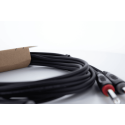 Cable de audio doble mono jacks 6 m