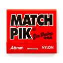PACK 12 (x6) UD. PÚAS MATCH PIK NYLON - 0,46 mm