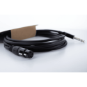 Cable de audio XLR hembra / jack estéreo - 1 m