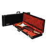 ESTUCHE DELUXE FENDER ELÉCTRICA NEGRO/NARANJA