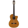 GUITARRA CLÁSICA SALVADOR CORTEZ CON MÁSTIL ESTRECHO DE 28mm TAPA CEDRO MACIZO