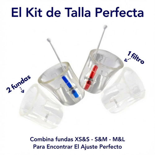 KIT BÁSICO DE TAPONES PARA LOS OIDOS CON CLASIFICACIÓN EUROPEA SNR20