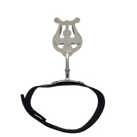 Atril niquel Samba flauta con brazalete velcro