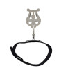 Atril niquel Samba flauta con brazalete velcro