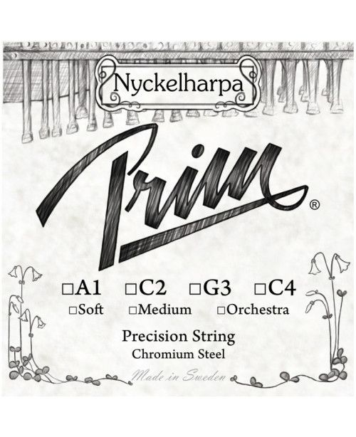 "Cuerda PRIM Nyckelharpa 3ª Medium"