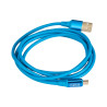 CABLE MICRO USB AZUL