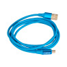 CABLE MICRO USB AZUL
