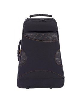 Estuche trompeta doble Bam Nuevo Trekking TREK3024S Aluminio cepillado