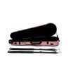 Estuche violín Artist Dynamic policarbonato forma 4/4 Rosa