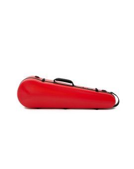 Estuche violín Artist Dynamic policarbonato forma 4/4 Rojo