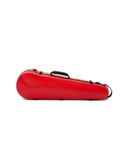 Estuche violín Artist Dynamic policarbonato forma 4/4 Rojo
