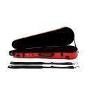 Estuche violín Artist Dynamic policarbonato forma 4/4 Rojo