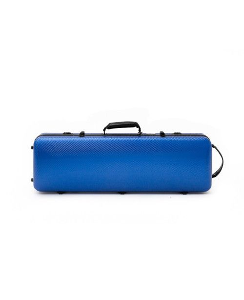 Estuche violín Artist Dynamic policarbonato rectangular con bolsa partituras 4/4 Azul