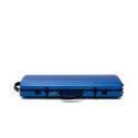 Estuche violín Artist Dynamic policarbonato rectangular con bolsa partituras 4/4 Azul