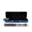 Estuche violín Artist Dynamic policarbonato rectangular con bolsa partituras 4/4 Azul