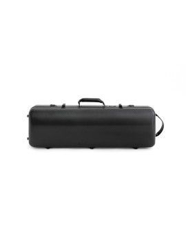 Estuche violín Artist Dynamic policarbonato rectangular con bolsa partituras 4/4 Negro