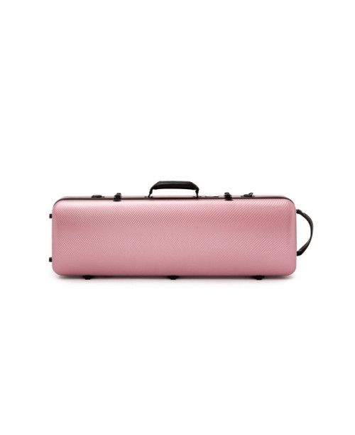 Estuche violín Artist Dynamic policarbonato rectangular con bolsa partituras 4/4 Rosa