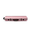 Estuche violín Artist Dynamic policarbonato rectangular con bolsa partituras 4/4 Rosa