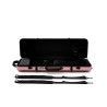 Estuche violín Artist Dynamic policarbonato rectangular con bolsa partituras 4/4 Rosa