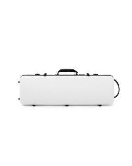 Estuche violín Artist Dynamic policarbonato rectangular con bolsa partituras 4/4 Blanco