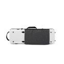 Estuche violín Artist Dynamic policarbonato rectangular con bolsa partituras 4/4 Blanco