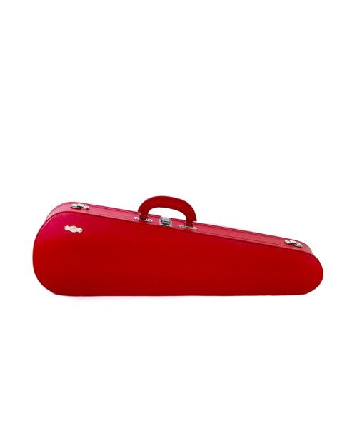 Estuche violín Negri Rainbow forma 4/4 Rojo