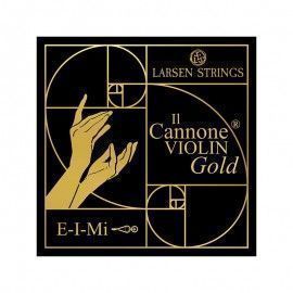 Cuerda violín Larsen Il Cannone Gold 1ª Mi Bola-Lazo 4/4 Medium 4/4