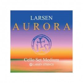 "Set de Cuerdas Cello Larsen Aurora Medium"