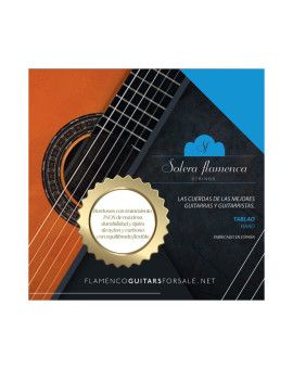 Set de  Cuerdas guitarra Solera Flamenca Tablao tensión meda-alta 4/4