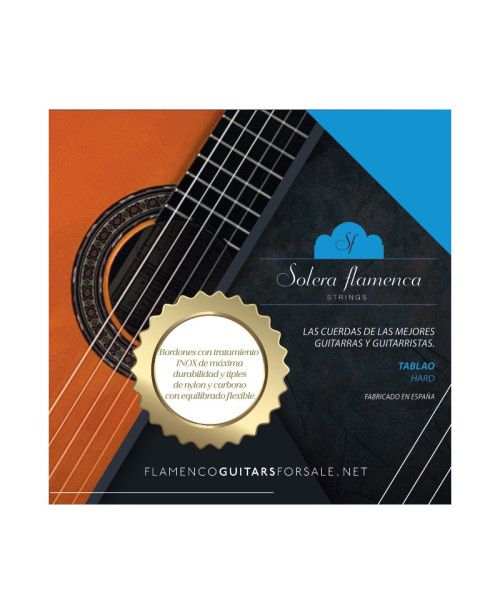 Set de  Cuerdas guitarra Solera Flamenca Tablao tensión meda-alta 4/4