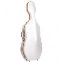 Estuche cello Bam Graffiti Slim Hightech GRAF1005XL 4/4 Blanco/Naranja