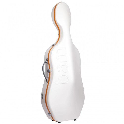 Estuche cello Bam Graffiti Slim Hightech GRAF1005XL 4/4 Blanco/Naranja