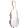 Estuche cello Bam Graffiti Slim Hightech GRAF1005XL 4/4 Blanco/Naranja