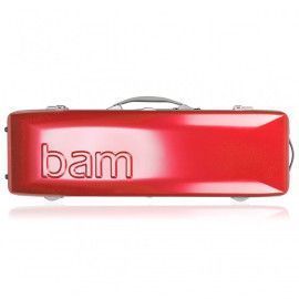 Estuche violín Bam Graffiti Rectangular Hightech GRAF2018XL Rojo frambuesa/plata