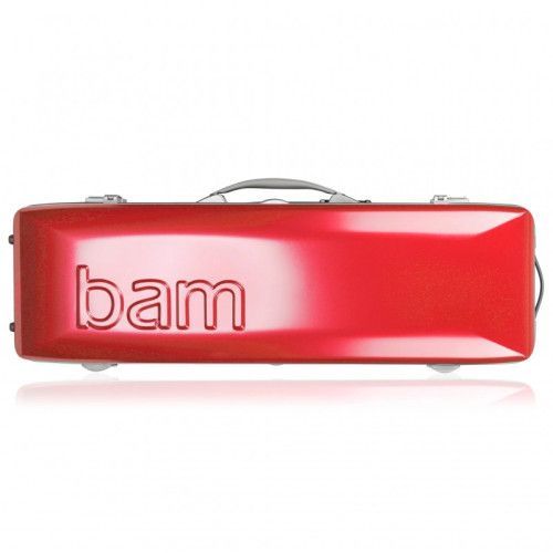 Estuche violín Bam Graffiti Rectangular Hightech GRAF2018XL Rojo frambuesa/plata
