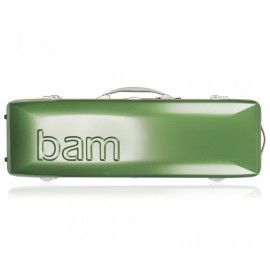 Estuche violín Bam Graffiti Rectangular Hightech GRAF2018XL Verde/naranja