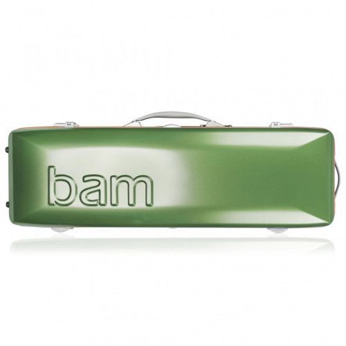 Estuche violín Bam Graffiti Rectangular Hightech GRAF2018XL Verde/naranja