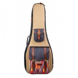 Funda guitarra acústica BAM Ikat Nashville gris/beige IKAT8003SCA