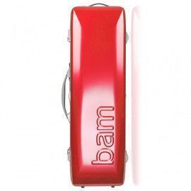 Estuche viola Bam Graffiti rectangular Hightech GRAF5301XL Rojo frambuesa/plata