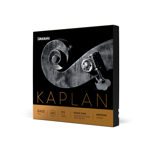 "Juego de cuerdas contrabajo D'Addario Kaplan Solo 3/4  KS610"