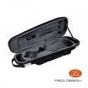Estuche violín Pedi Streamliner forma 4/4 Negro