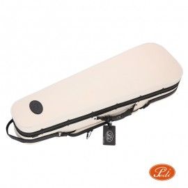 Estuche violín Pedi SuperLite forma 4/4 Beige