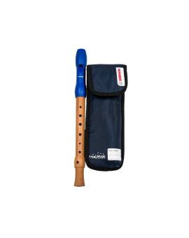 Flauta Hohner Mixta Boquilla Azul Digitación Alemana 3P 9583-2