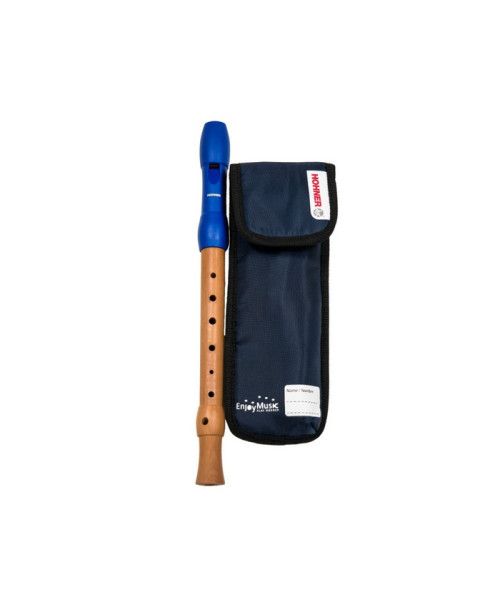 Flauta Hohner Mixta Boquilla Azul Digitación Alemana 3P 9583-2