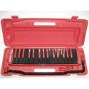Melódica Hohner Fire-32 Roja/Negra (943274)