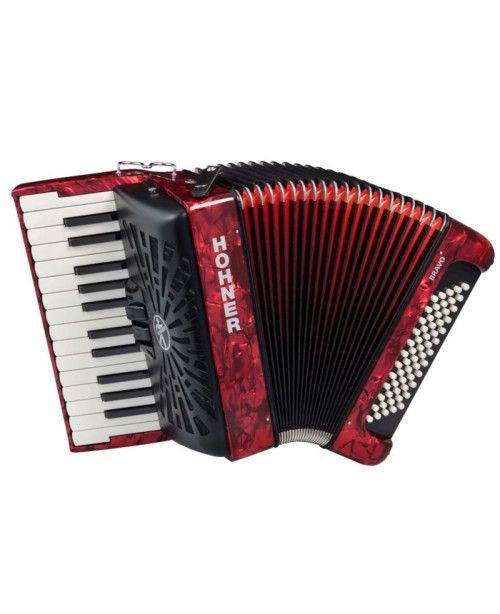Acordeón Hohner A16972 Bravo II 60 Rojo