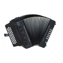 Acordeón Hohner Compadre GCF A-4822 Negro