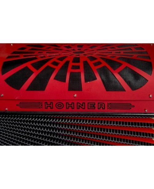 Acordeón Hohner Rey Vallenato GCF A-4924 Rojo