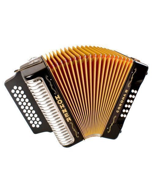 Acordeón Hohner A-5721-GCF Corona III  Negro