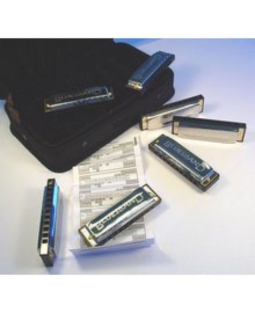 Maletin 7 Armónicas Hohner Blues Starter Set 91105